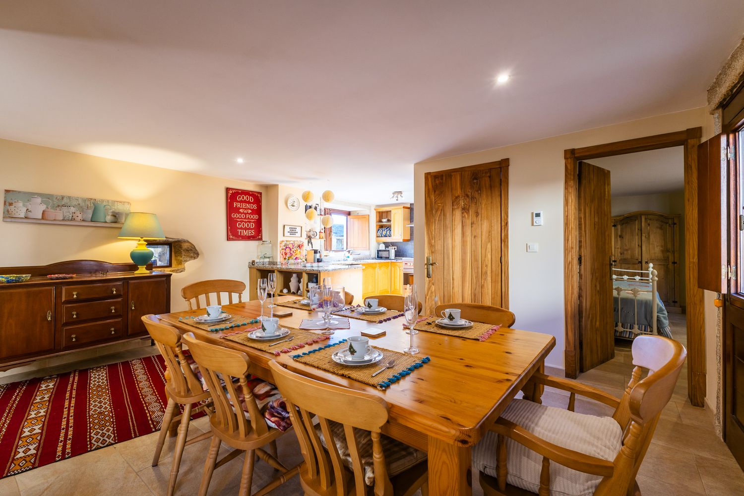 Puerta a dormitorio de la planta baja